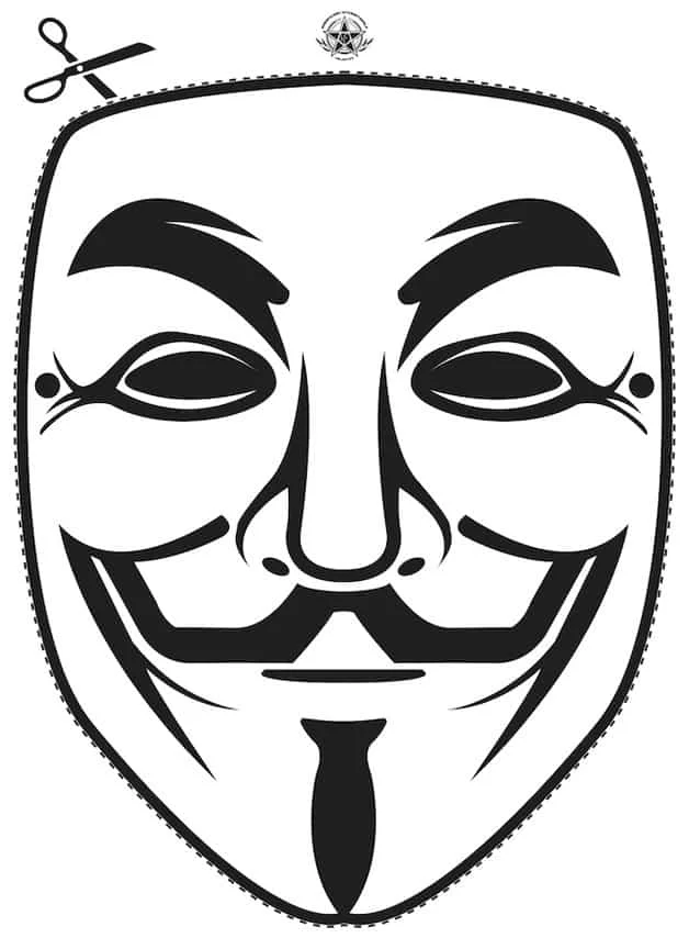 anonymous maska 2)