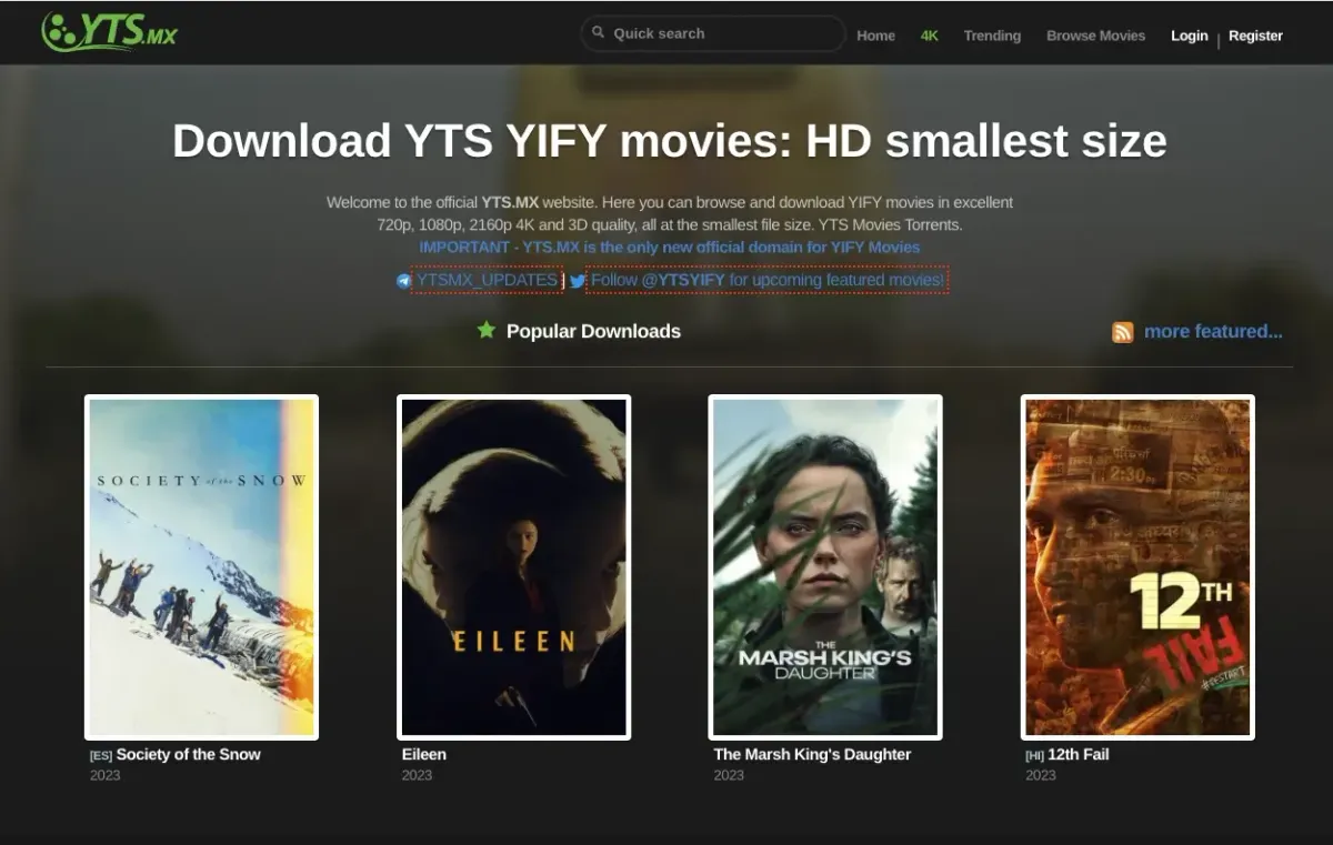 YTS torrent
