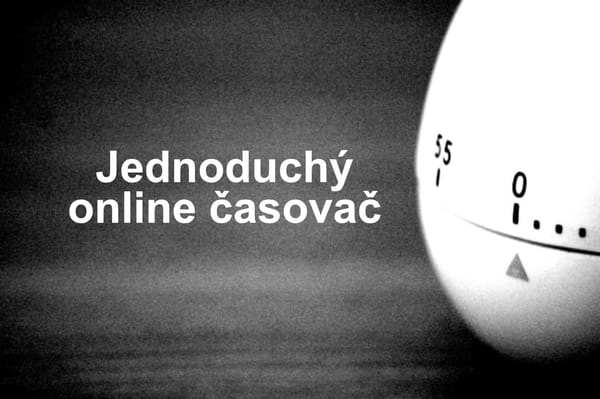 Egg timer: Jednoduché odpočítavanie času