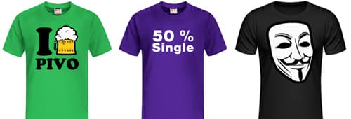 Originálne tričká Shirtinator