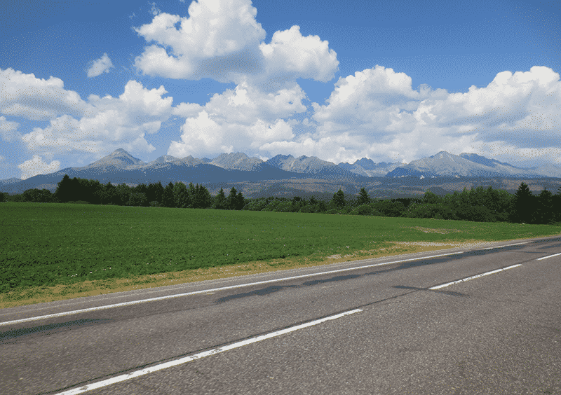 Pohľad na Vysoké Tatry