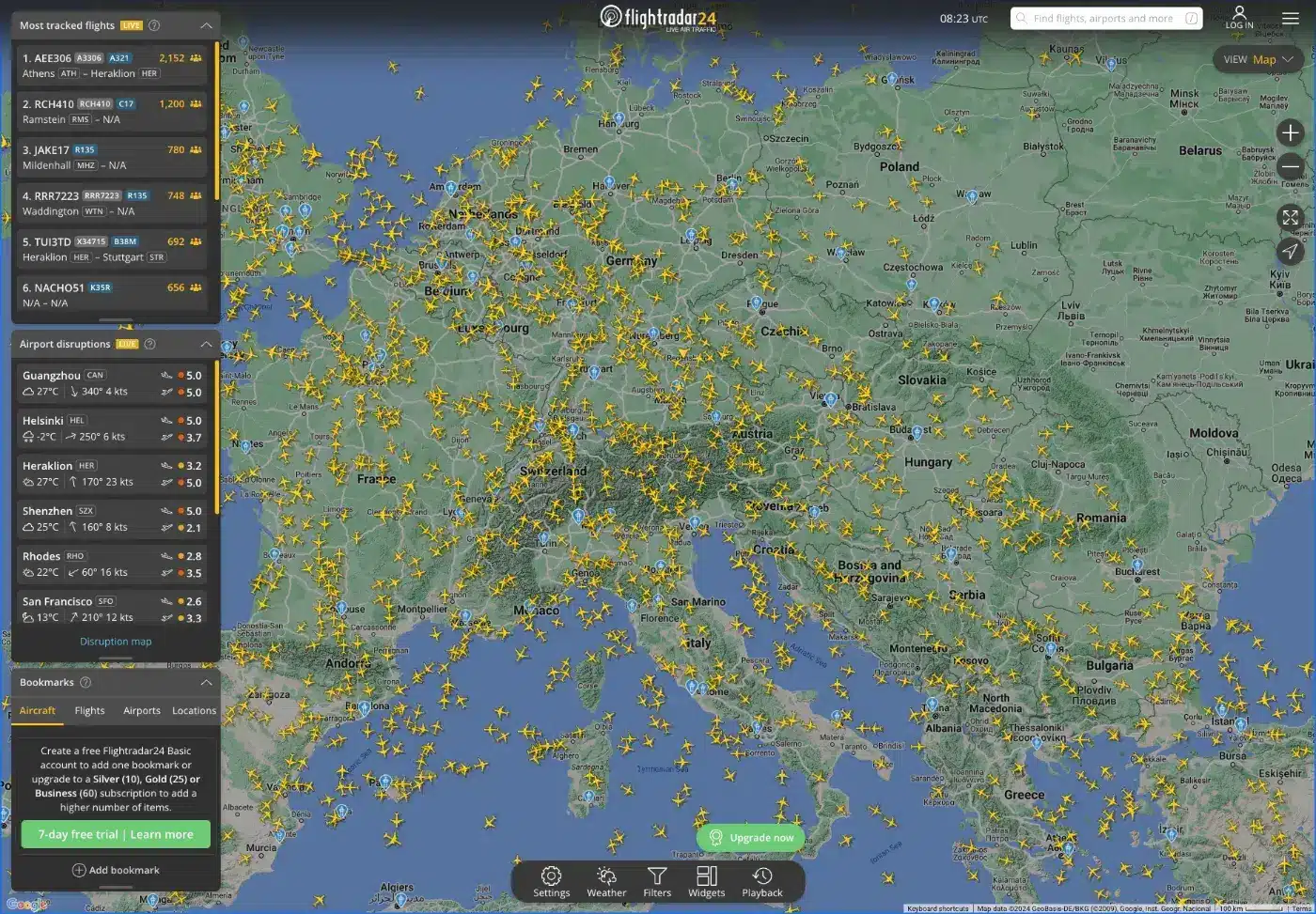 Sledovanie lietadiel v reálnom čase: Všetko, čo potrebujete vedieť