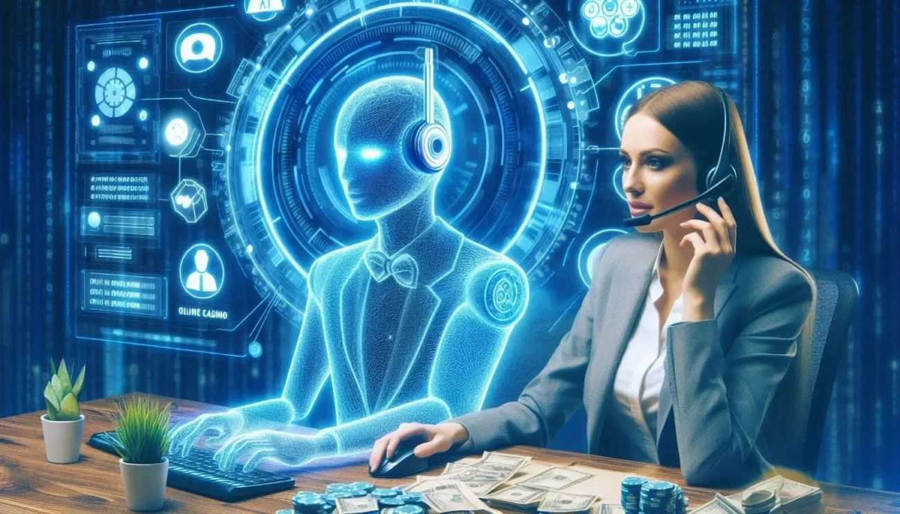 Zákaznícka podpora v online kasínach - virtuálna asistentka