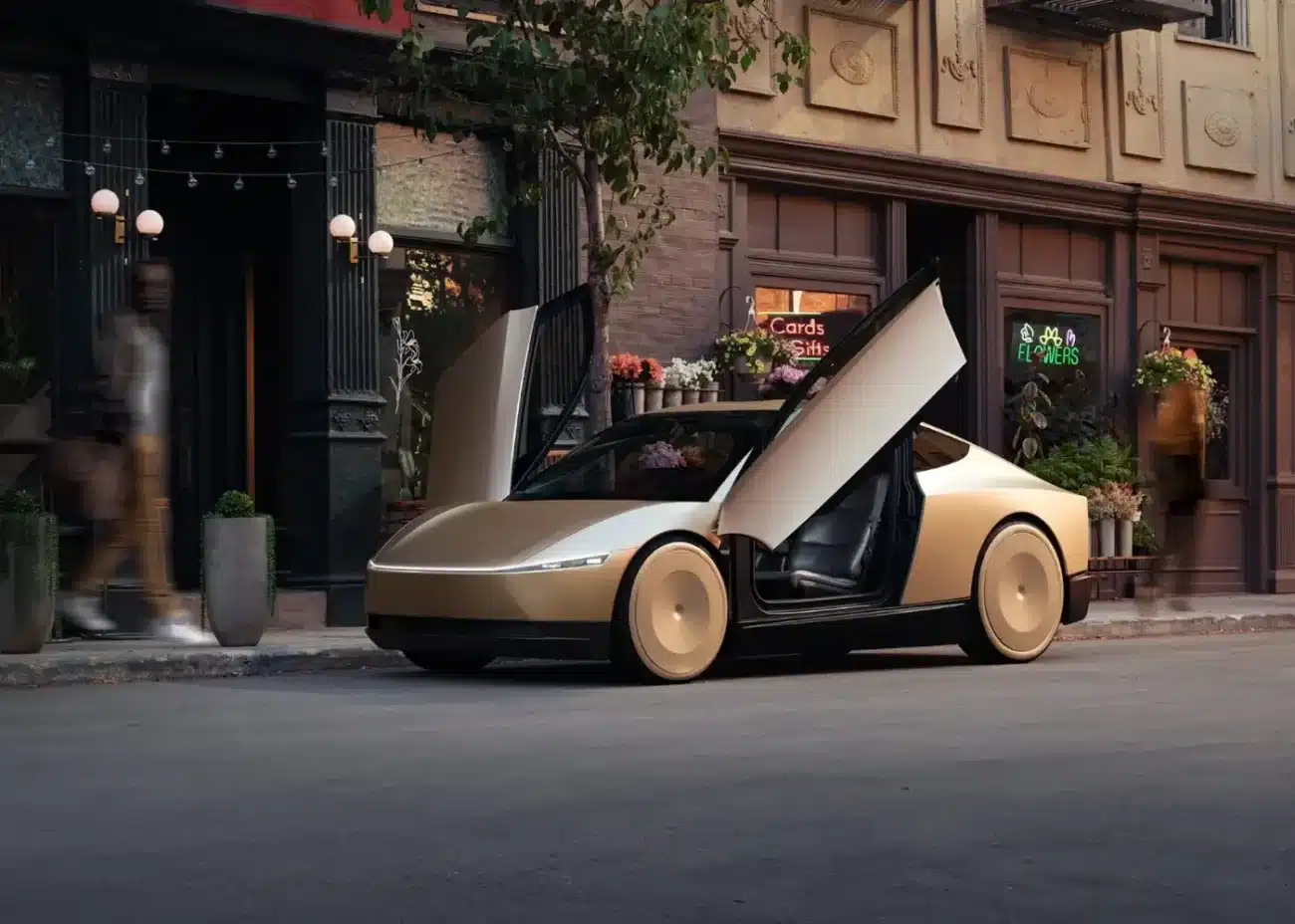 Tesla Cybercab - robotaxík od tesly