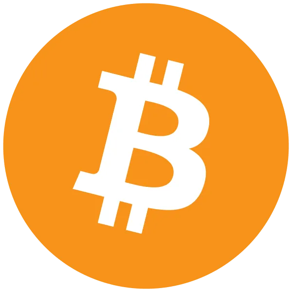 Bitcoin logo - oranžové