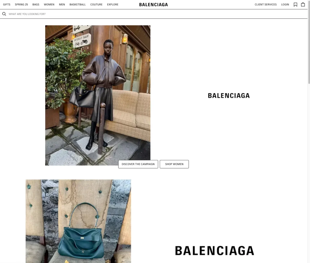 Balenciaga web